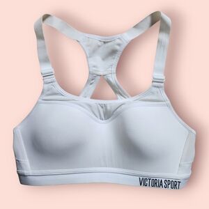 Victoria's Secret Sport White Padded Sports Bra 32B